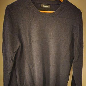 NEW Naadam, Dark Navy Cashmere Sweater, Large
